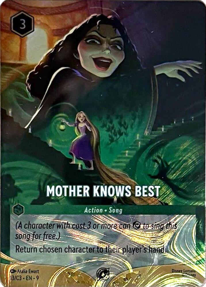 Mother Knows Best (Foil), Disney Lorcana Promo Cards 13