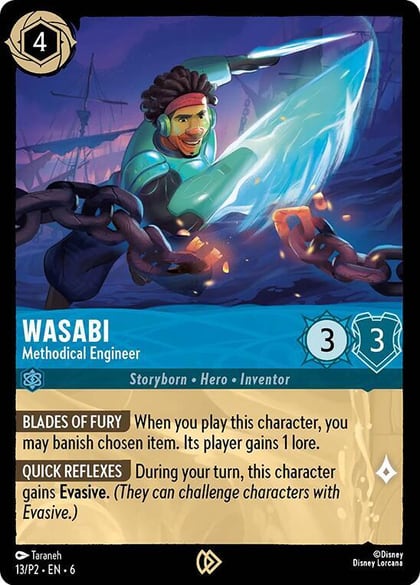 Wasabi - Methodical Engineer, Disney Lorcana Promo Cards 13