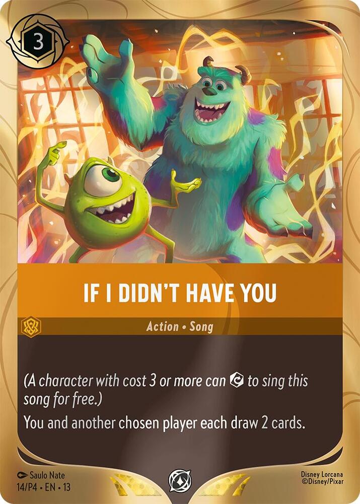 If I Didn't Have You, Disney Lorcana Promo Cards 14
