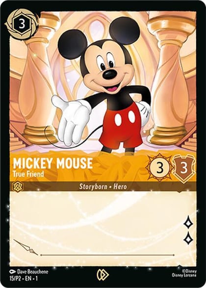 Mickey Mouse - True Friend, Disney Lorcana Promo Cards 15