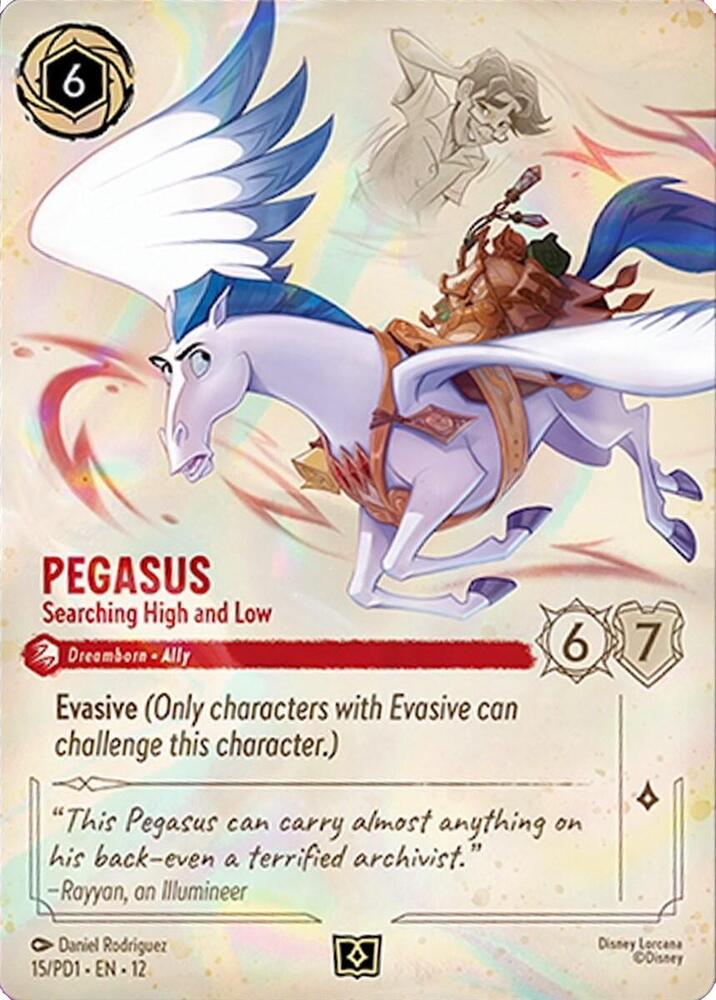 Pegasus - Searching High and Low, Disney Lorcana Promo Cards 15