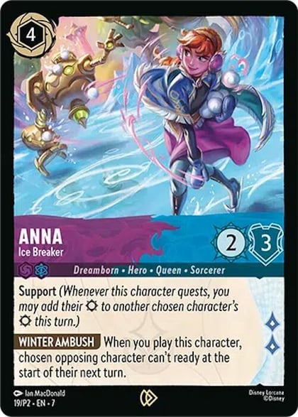 Anna - Ice Breaker, Disney Lorcana Promo Cards 19