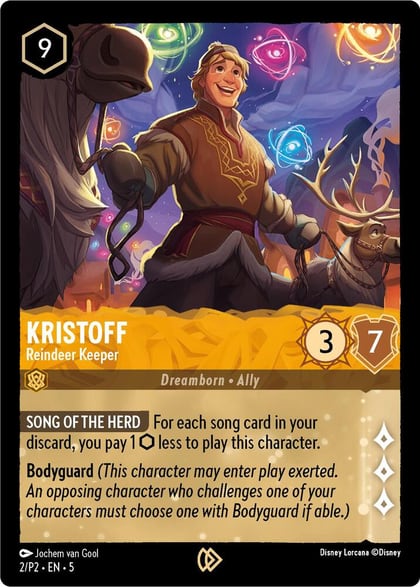Kristoff - Reindeer Keeper, Disney Lorcana Promo Cards 2