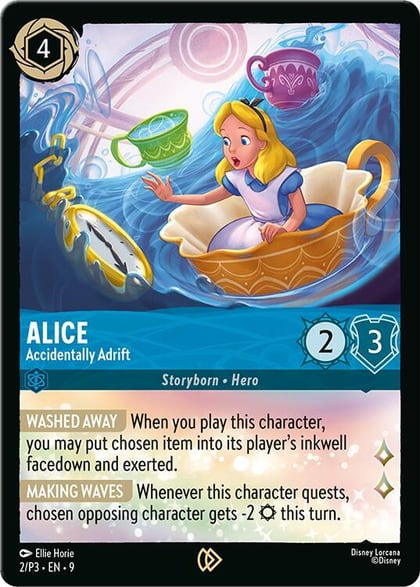 Alice - Accidentally Adrift, Disney Lorcana Promo Cards 2