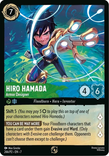 Hiro Hamada - Armor Designer (Store Championship Participant), Disney Lorcana Promo Cards 24A