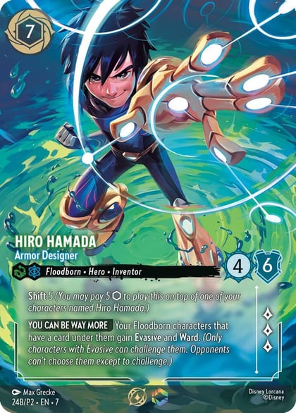 Hiro Hamada - Armor Designer (Store Championship), Disney Lorcana Promo Cards 24B