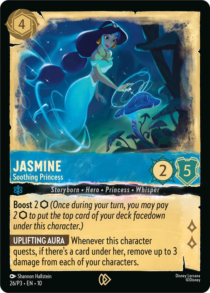 Jasmine - Soothing Princess, Disney Lorcana Promo Cards 26