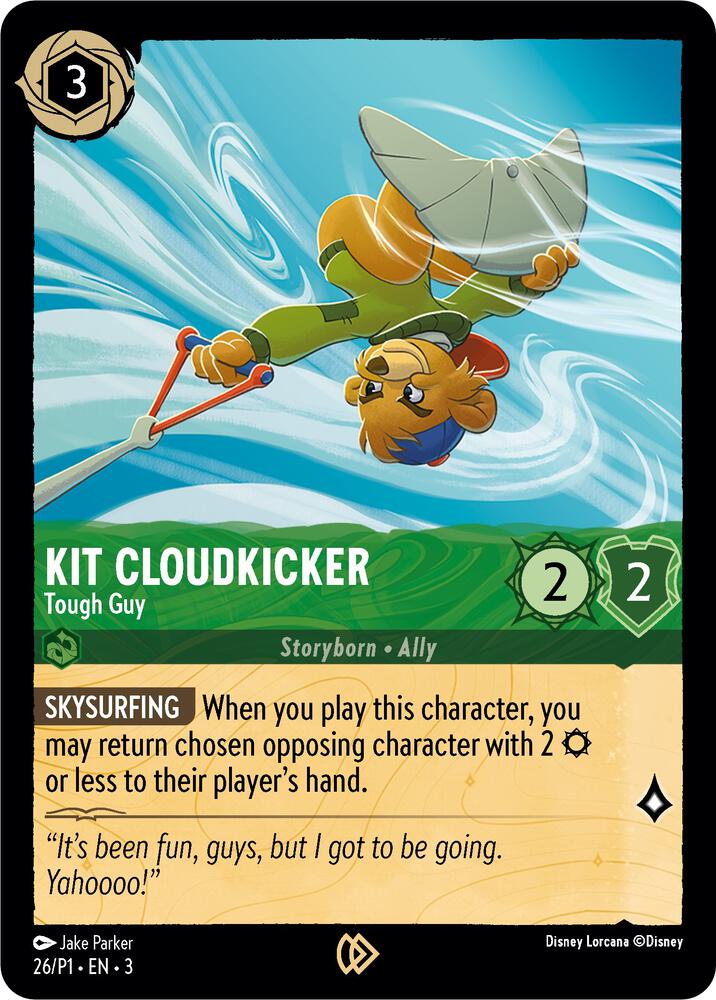 Kit Cloudkicker - Tough Guy, Disney Lorcana Promo Cards 26