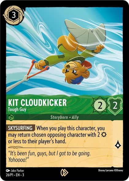 Kit Cloudkicker - Tough Guy, Disney Lorcana Promo Cards 26