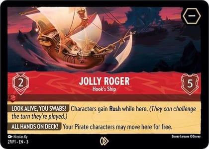 Jolly Roger - Hook's Ship, Disney Lorcana Promo Cards 27
