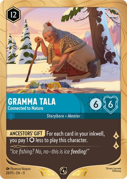 Gramma Tala - Connected to Nature, Disney Lorcana Promo Cards 28