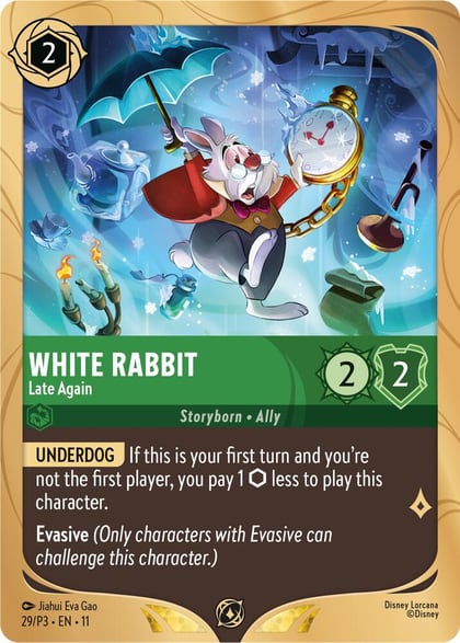 White Rabbit - Late Again, Disney Lorcana Promo Cards 29