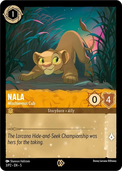 Nala - Mischievous Cub, Disney Lorcana Promo Cards 3