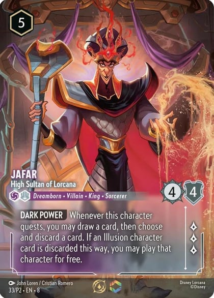 Jafar - High Sultan of Lorcana (Store Championship), Disney Lorcana Promo Cards 33