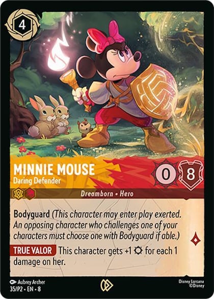 Minnie Mouse - Daring Defender, Disney Lorcana Promo Cards 35