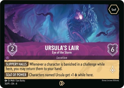 Ursula's Lair - Eye of the Storm, Disney Lorcana Promo Cards 35