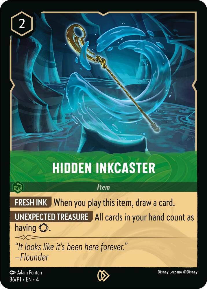Hidden Inkcaster, Disney Lorcana Promo Cards 36