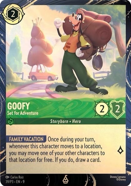 Goofy - Set for Adventure, Disney Lorcana Promo Cards 39