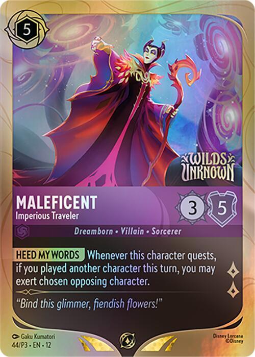 Maleficent - Imperious Traveler, Disney Lorcana Promo Cards 44