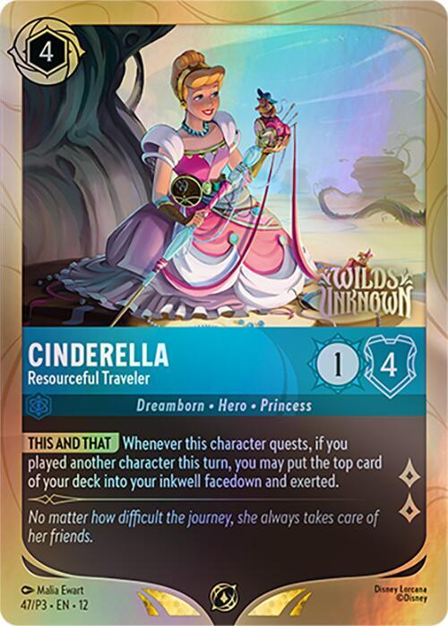 Cinderella - Resourceful Traveler, Disney Lorcana Promo Cards 47
