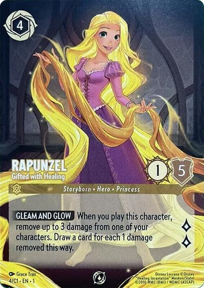 Rapunzel - Gifted with Healing, Disney Lorcana Promo Cards 4