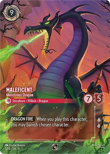 Maleficent - Monstrous Dragon (Store Championship), Disney Lorcana Promo Cards 5