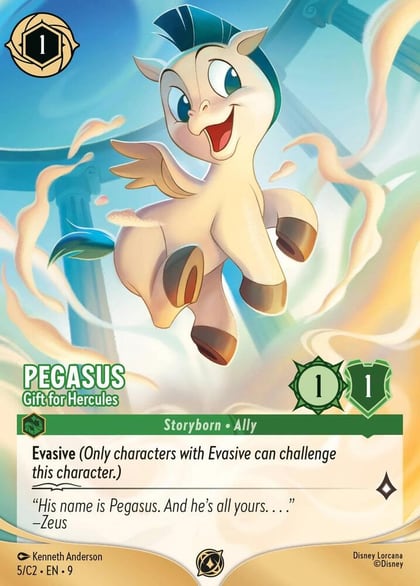 Pegasus - Gift for Hercules (5), Disney Lorcana Promo Cards 5