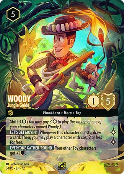 Woody - Jungle Guide (Store Championship), Disney Lorcana Promo Cards 54