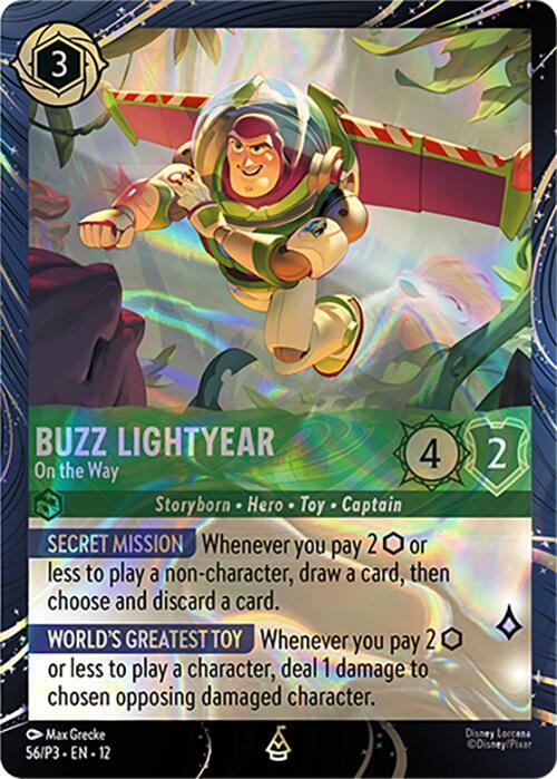 Buzz Lightyear - On the Way, Disney Lorcana Promo Cards 56