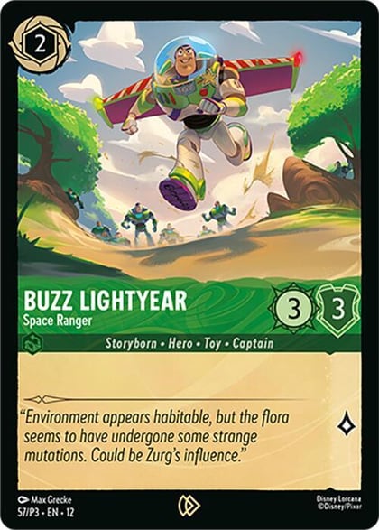Buzz Lightyear - Space Ranger, Disney Lorcana Promo Cards 57