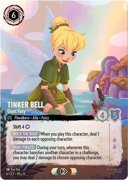 Tinker Bell - Giant Fairy (6/CC1), Disney Lorcana Promo Cards 6