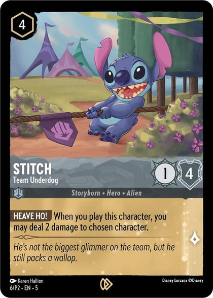 Stitch - Team Underdog, Disney Lorcana Promo Cards 6