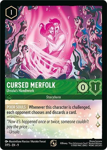 Cursed Merfolk - Ursula's Handiwork, Disney Lorcana Promo Cards 7