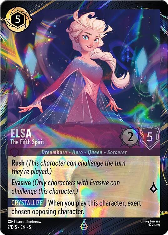 Elsa - The Fifth Spirit (Magical Places Promo), Disney Lorcana Promo Cards 7