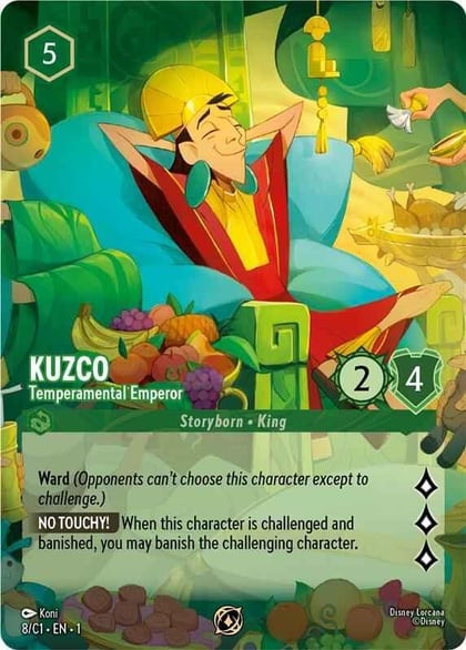 Kuzco - Temperamental Emperor, Disney Lorcana Promo Cards 8