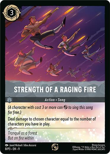 Strength of a Raging Fire, Disney Lorcana Promo Cards 8