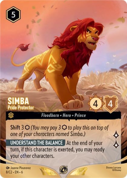 Simba - Pride Protector, Disney Lorcana Promo Cards 8