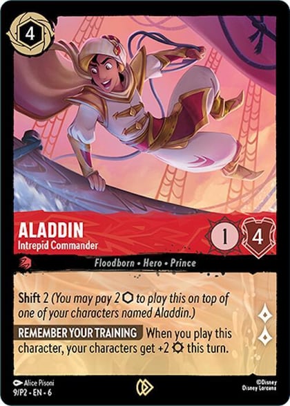 Aladdin - Intrepid Commander, Disney Lorcana Promo Cards 9