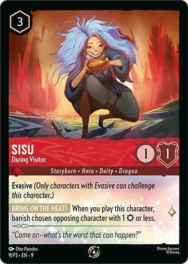 Sisu - Daring Visitor, Disney Lorcana Promo Cards 9