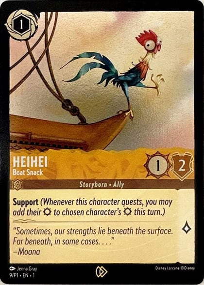 Heihei - Boat Snack, Disney Lorcana Promo Cards 9