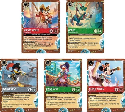 Disney Cruise Promos (Set of 5), Disney Lorcana Promo Cards P652646