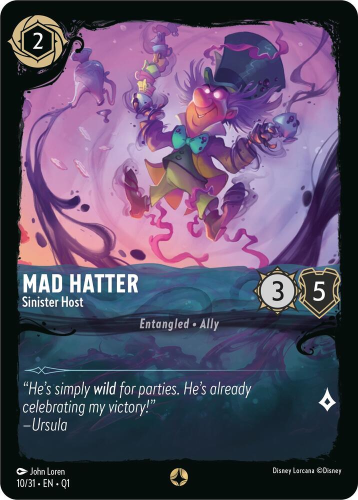 Mad Hatter - Sinister Host, Illumineer's Quest: Deep Trouble 10/31