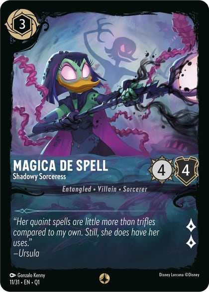 Magica De Spell - Shadowy Sorceress, Illumineer's Quest: Deep Trouble 11/31