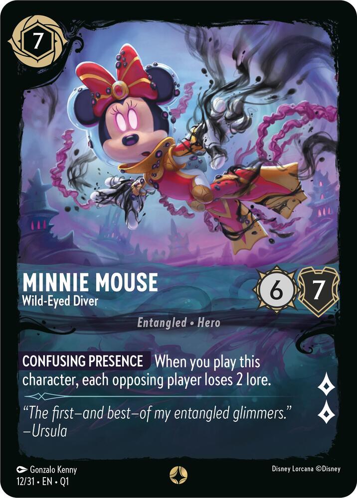 Minnie Mouse - Wild-Eyed Diver, Illumineer's Quest: Deep Trouble 12/31
