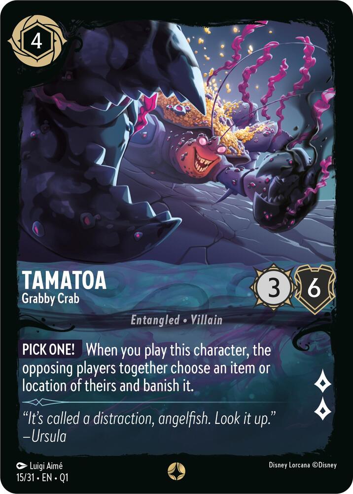 Tamatoa - Grabby Crab, Illumineer's Quest: Deep Trouble 15/31