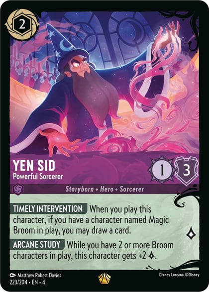 Yen Sid - Powerful Sorcerer (223/204), Illumineer's Quest: Deep Trouble 223/204