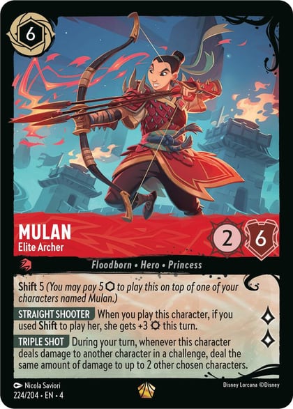 Mulan - Elite Archer (224/204), Illumineer's Quest: Deep Trouble 224/204