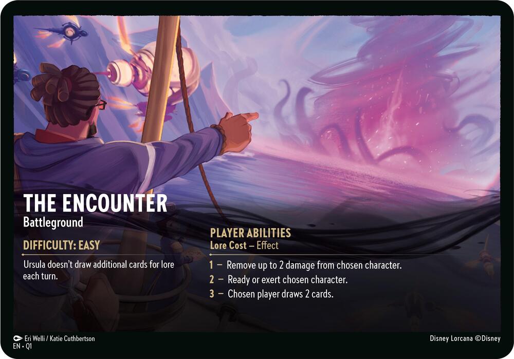 The Encounter // A Dark Realm - Battleground (Oversized), Illumineer's Quest: Deep Trouble P552744