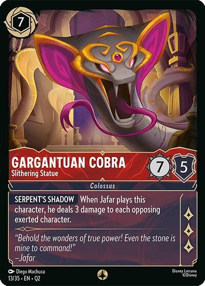 Gargantuan Cobra - Slithering Statue, Illumineer's Quest: Palace Heist 13/35