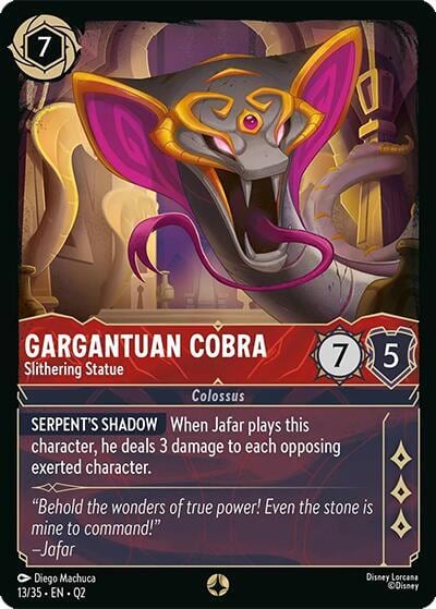 Gargantuan Cobra - Slithering Statue, Illumineer's Quest: Palace Heist 13/35